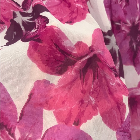 RACHEL Rachel Roy Pink Floral Off-Shoulder Blouse - Picture 6 of 8